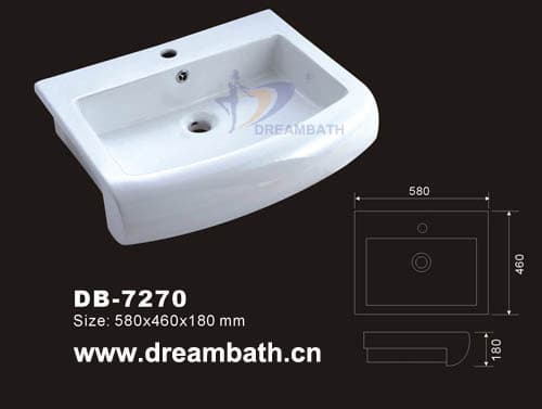 Vessel wash basin
